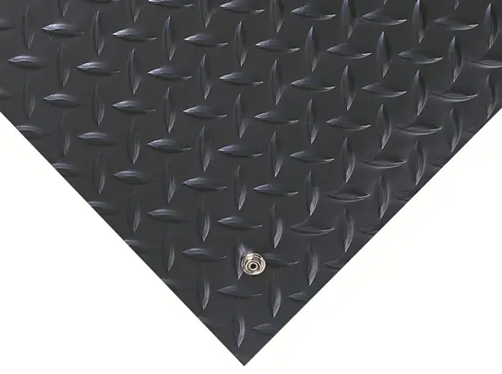 ELECTRICALLY CONDUCTIVE Diamond Plate Vinyl Runner -  (ESD014)