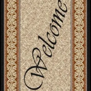 WELCOME 1 Greeting Indoor Entrance Floor Mat -  (PDG001)
