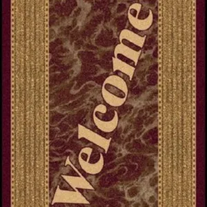 WELCOME 4 Greeting Indoor Entrance Floor Mat -  (PDG004)
